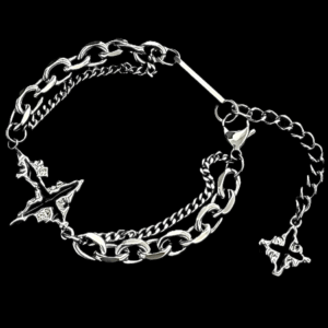 Flame Cross Bracelet